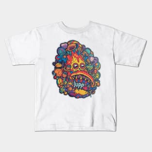 “JUPP” Alternate Dimension Sticker Art Kids T-Shirt